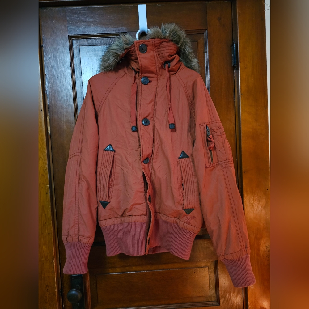 American Eagle Vintage Parka Burnt Orange